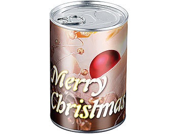 Infactory, infactory Geschenkdose Merry Christmas: Originelle Präsent-Verpackung, Geschenkdose Merry Christmas: Originelle Präsent-Verpackung