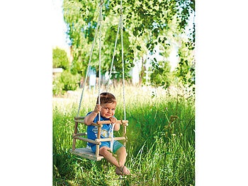 Playtastic, Playtastic Kleinkinder-Schaukelsitz aus Holz, Kleinkinder-Schaukelsitz aus Holz