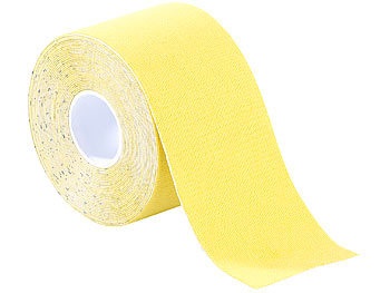 newgen medicals, newgen medicals Kinesiologie-Tape aus Baumwollgewebe, 5 cm x 5 m, gelb, Kinesiologie-Tape aus Baumwollgewebe, 5 cm x 5 m, gelb