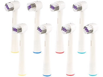 newgen medicals, newgen medicals 8x Ersatzbürsten passend für viele Oral-B®**-Elektrozahnbürsten***, 8x Ersatzbürsten passend für viele Oral-B®**-Elektrozahnbürsten***