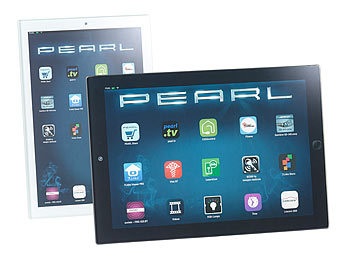 Pearl, Pearl 2er-Set Glas-Schneidebretter im Tablet-Design, 23 x 16 cm & 19 x 13 cm, 2er-Set Glas-Schneidebretter im Tablet-Design, 23 x 16 cm & 19 x 13 cm
