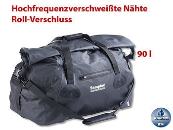 Semptec Urban Survival Technology, Semptec Urban Survival Technology Wasserdichte XL-Profi-Outdoor- und Reisetasche aus Lkw-Plane, 90 Liter, Wasserdichte XL-Profi-Outdoor- und Reisetasche aus Lkw-Plane, 90 Liter