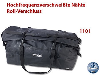 Semptec Urban Survival Technology, Semptec Urban Survival Technology Wasserdichte XXL-Profi-Outdoor- und Reisetasche aus Lkw-Plane, 110 l, Wasserdichte XXL-Profi-Outdoor- und Reisetasche aus Lkw-Plane, 110 l