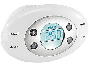 Infactory, infactory Digitale Kofferwaage mit Uhr, Wecker & Thermometer, Digitale Kofferwaage mit Uhr, Wecker & Thermometer