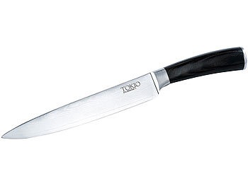 TokioKitchenWare, TokioKitchenWare Damast-Fleischmesser mit 19,5 cm Klinge, Damast-Fleischmesser mit 19,5 cm Klinge