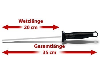 Rosenstein & Söhne, Rosenstein & Söhne Keramik-Schleifstab für Stahlmesser, Keramik-Schleifstab für Stahlmesser