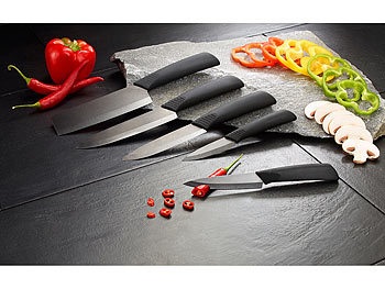 Rosenstein & Söhne, Rosenstein & Söhne Keramik-Obst-und Gemüsemesser mit 10 cm Klinge, Keramik-Obst-und Gemüsemesser mit 10 cm Klinge