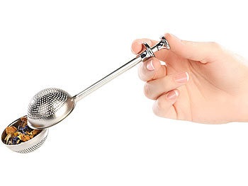 Pearl, Pearl Teesieb aus rostfreiem Edelstahl, Ø 5 cm, spülmaschinengeeignet, Teesieb aus rostfreiem Edelstahl, Ø 5 cm, spülmaschinengeeignet