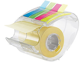 Pearl, Haftnotizen-Spender inklusive 10m Rolle & 80 Index-Haftstreifen / Haftnotizen, Haftnotizen-Spender inklusive 10m Rolle & 80 Index-Haftstreifen
