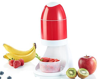 Rosenstein & Söhne, Rosenstein & Söhne Shaved-Ice-Maker SES-170.SI mit 2 Eisformen, Shaved-Ice-Maker SES-170.SI mit 2 Eisformen
