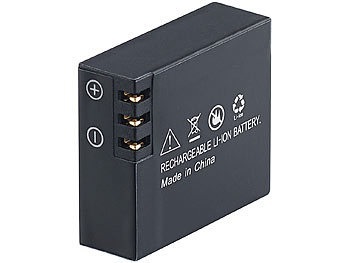 Somikon, Somikon Li-Ion-Akku für DV-4017.WiFi, DV-3217.WiFi & DV-1212 V2, 3,7V, 1050mAh, Li-Ion-Akku für DV-4017.WiFi, DV-3217.WiFi & DV-1212 V2, 3,7V, 1050mAh