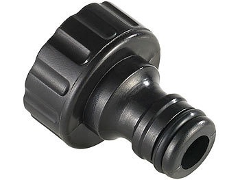 Royal Gardineer, Royal Gardineer 3/4"-Wasserhahn-Adapter für Gartenschläuche mit Klickanschluss, 3/4