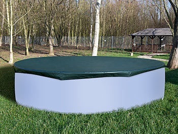 Royal Gardineer, Royal Gardineer Gewebe-Abdeckplane XXL Rund für Pool, Trampolin, 460 x 17 cm (Ø x H), Gewebe-Abdeckplane XXL Rund für Pool, Trampolin, 460 x 17 cm (Ø x H)