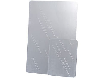 AGT, AGT Reinigungsplatten für Silber, grosse & kleine Platte im 2er-Set, 2er-Set Reinigungsplatten für Silber, je 1 grosse und kleine Platte