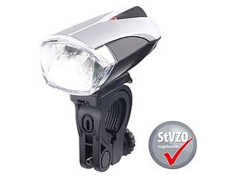 KryoLights, KryoLights LED-Fahrradlampe FL-412 mit Licht-Sensor & Akku, zugelassen n. StVZO, LED-Fahrradlampe FL-412 mit Licht-Sensor & Akku, zugelassen n. StVZO