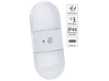 Pearl, Pearl Batterie-LED-Wandleuchte, Bewegungs- & Licht-Sensor, 80 Lumen, IP44, Batterie-LED-Wandleuchte, Bewegungs- & Licht-Sensor, 80 Lumen, IP44