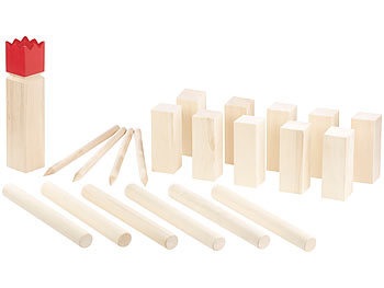 Playtastic, Playtastic Wikinger-Spiel aus Holz, ideal für Wiese, Strand & Co., Wikinger-Spiel aus Holz, ideal für Wiese, Strand & Co.