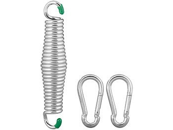 Semptec Urban Survival Technology, Semptec Urban Survival Technology Schwingfeder für Hängesessel & -matte, 2 Karabinerhaken, bis 120 kg, Schwingfeder für Hängesessel & -matte, 2 Karabinerhaken, bis 120 kg