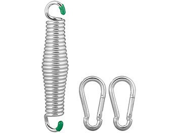Semptec Urban Survival Technology, Semptec Urban Survival Technology Schwingfeder für Hängesessel & -matte, 2 Karabinerhaken, bis 120 kg, Schwingfeder für Hängesessel & -matte, 2 Karabinerhaken, bis 120 kg