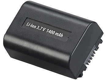 Somikon, Somikon Ersatz-Li-Ion-Akku für 4K-UHD-Camcorder DV-880.uhd, 1.400 mAh, Ersatz-Li-Ion-Akku für 4K-UHD-Camcorder DV-880.uhd, 1.400 mAh