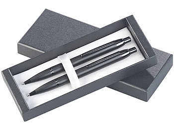 Pearl, Pearl Hochwertiges Druck-Kugelschreiber & -Bleistift-Set in Geschenkbox, Hochwertiges Druck-Kugelschreiber & -Bleistift-Set in Geschenkbox