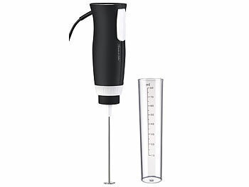 Rosenstein & Söhne, Rosenstein & Söhne Elektrischer Profi-Mini-Handmixer, Mixbecher-Aufsatz, 2 Stufen, 30 W, Elektrischer Profi-Mini-Handmixer, Mixbecher-Aufsatz, 2 Stufen, 30 W