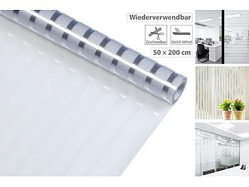Infactory, infactory Milchglas-Sichtschutzfolie, statisch haftend, 50 x 200 cm, Milchglas-Sichtschutzfolie, statisch haftend, 50 x 200 cm