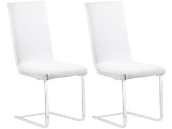 Infactory, infactory 2er-Set Stretch-Stuhlhussen, OEKO-TEX® Standard 100, 42x42x60 cm, weiss, 2er-Set Stretch-Stuhlhussen, OEKO-TEX® Standard 100, 42x42x60 cm, weiss