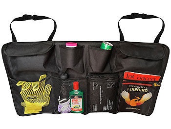 Lescars, Lescars Kofferraum-Organizer für die Rücksitzbank-Lehne mit 8 Taschen, Kofferraum-Organizer für die Rücksitzbank-Lehne mit 8 Taschen