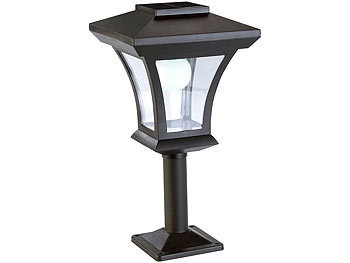 Lunartec, Lunartec Solar-LED-Standleuchte SWL-05 im Laternen-Design, 45 Lumen, 0,3 Watt, Solar-LED-Standleuchte SWL-05 im Laternen-Design, 45 Lumen, 0,3 Watt