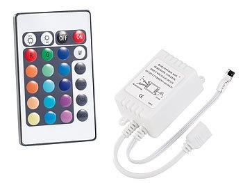 Lunartec, Lunartec Fernbedienung für LED-Streifen der Serie LC, mit Empfänger, Fernbedienung für LED-Streifen der Serie LC, mit Empfänger