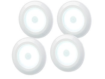 Lunartec, Lunartec 4er-Erweiterungs-Set für COB-LED-Unterbauleuchten UBL-16.w, 4er-Erweiterungs-Set für COB-LED-Unterbauleuchten UBL-16.w