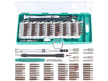 AGT, AGT 62-tlg. Profi-Schraubendreher-Bit-Set für Elektronik & Feinmechanik, 62-tlg. Profi-Schraubendreher-Bit-Set für Elektronik & Feinmechanik
