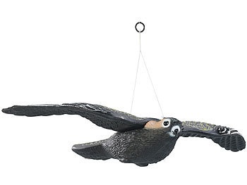 Royal Gardineer, Royal Gardineer Vogelschreck "Falke" zum Aufhängen, 54 cm Flügel-Spannweite, Vogelschreck 