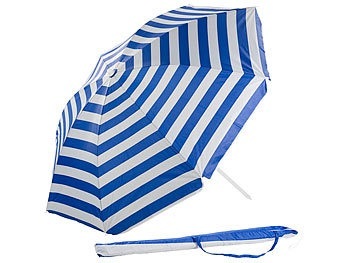 Royal Gardineer, Royal Gardineer 2-teiliger Sonnenschirm mit Sonnenschutz UV30+ und Tasche, Ø 160 cm, 2-teiliger Sonnenschirm mit Sonnenschutz UV30+ und Tasche, Ø 160 cm
