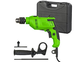 AGT Professional, AGT Professional Schlagbohrmaschine mit 3-teiligem Zubehör in Transportkoffer, 550 Watt, Schlagbohrmaschine mit 3-teiligem Zubehör in Transportkoffer, 550 Watt