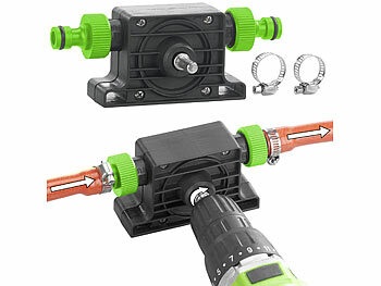 Royal Gardineer, Pumpenaufsatz für Bohrmaschine zum Um- und Auspumpen von Wasser / Wasserpumpe, Pumpenaufsatz für Bohrmaschine zum Um- und Auspumpen von Wasser