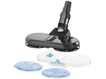 Sichler Haushaltsgeräte, Sichler Haushaltsgeräte Wischaufsatz mit Wassertank & 2 Pads für Zyklon-Staubsauger BHS-580.ak, Wischaufsatz mit Wassertank & 2 Pads für Zyklon-Staubsauger BHS-580.ak