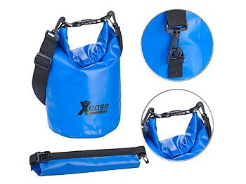 Xcase, Xcase Wasserdichter Packsack, strapazierfähige Industrie-Plane, 5 l, blau, Wasserdichter Packsack, strapazierfähige Industrie-Plane, 5 l, blau