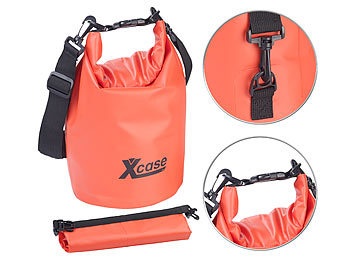 Xcase, Xcase Wasserdichter Packsack, strapazierfähige Industrie-Plane, 10 l, rot, Wasserdichter Packsack, strapazierfähige Industrie-Plane, 10 l, rot
