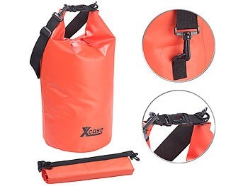 Xcase, Xcase Wasserdichter Packsack, strapazierfähige Industrie-Plane, 20 l, rot, Wasserdichter Packsack, strapazierfähige Industrie-Plane, 20 l, rot