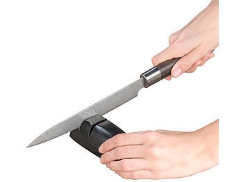 Rosenstein & Söhne, Rosenstein & Söhne Diamant-Hand-Messerschärfer für Stahl-& Keramik-Klingen, Diamant-Hand-Messerschärfer für Stahl-& Keramik-Klingen