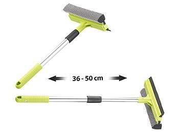 Pearl, Pearl 2in1-Glas- & Fensterreiniger, Schwamm, Abzieher, ausziehbar bis 50 cm, 2in1-Glas- & Fensterreiniger, Schwamm, Abzieher, ausziehbar bis 50 cm