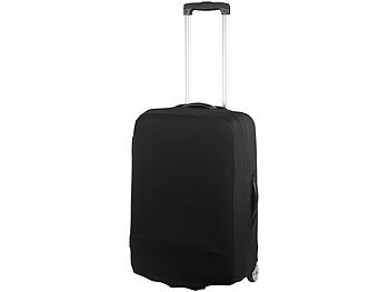 Xcase, Xcase Elastische Schutzhülle für Koffer bis 53 cm Höhe, Grösse M, schwarz, Elastische Schutzhülle für Koffer bis 53 cm Höhe, Grösse M, schwarz