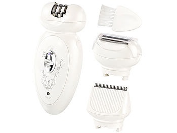 Sichler Beauty, Sichler Beauty Kabelloser Premium-3in1-Damen-Akku Epilierer mit 2 Aufsätzen, Kabelloser Premium-3in1-Damen-Akku Epilierer mit 2 Aufsätzen