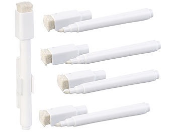 Infactory, infactory 5er-Set Ersatzstifte für Memotafel, mit Radier-Funktion, wasserlöslich, 5er-Set Ersatzstifte für Memotafel, mit Radier-Funktion, wasserlöslich