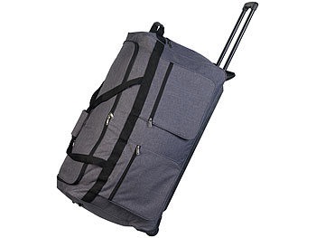 Xcase, Xcase Faltbare XXL-Reisetasche mit Trolley-Funktion & Teleskop-Griff, 160 l, Faltbare XXL-Reisetasche mit Trolley-Funktion & Teleskop-Griff, 160 l
