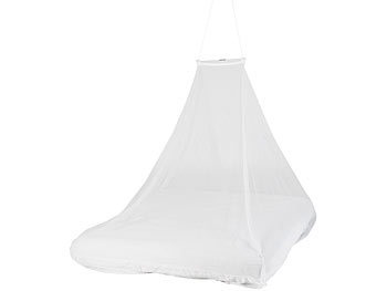 Infactory, infactory Keilförmiges Moskitonetz für Doppelbetten, 156 Mesh, weiss, Keilförmiges Moskitonetz für Doppelbetten, 156 Mesh, weiss