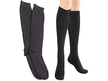 Pearl, Pearl Reise-Kniestrümpfe mit Stützfunktion in schwarz, 1 Paar Grösse L, Reise-Kniestrümpfe mit Stützfunktion in schwarz, 1 Paar Grösse L