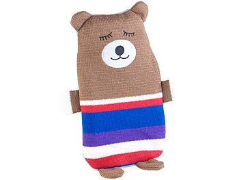 Infactory, infactory Bezug im Teddybär-Design für Kinder-Wärmflaschen bis 1 Liter, Bezug im Teddybär-Design für Kinder-Wärmflaschen bis 1 Liter